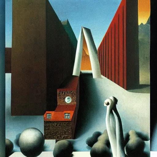 Image similar to the cardinality of the continuum painted by Dali and Magritte