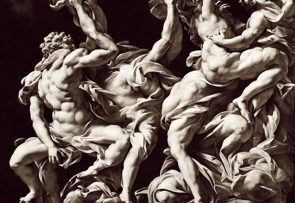 Image similar to an artwork by gian lorenzo bernini