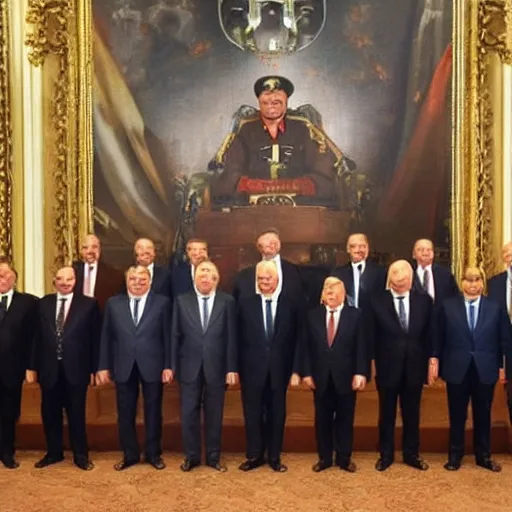 Prompt: Council of multiple Alexander Lukashenko
