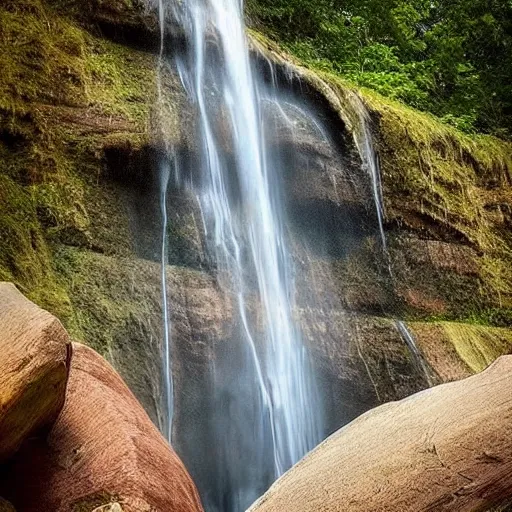 Prompt: “the most beautiful waterfall anyone has ever see. 4K, award winning.”