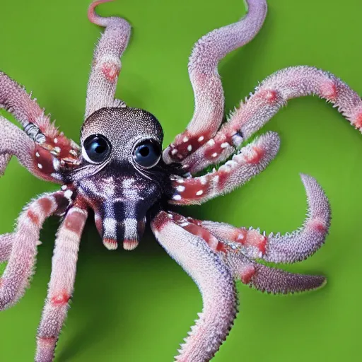 Image similar to an animal that is a genetic combination of spider and octopus