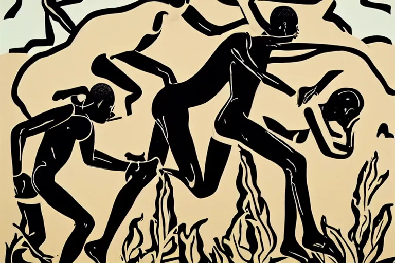 Image similar to the soul's endless plight to perfection, struggle and resolution, by cleon peterson