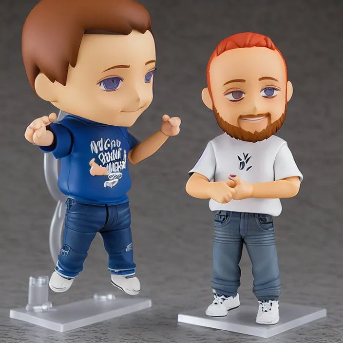 Image similar to mac miller, a nendoroid of the rapper mac miller, figurine, detailed product photo