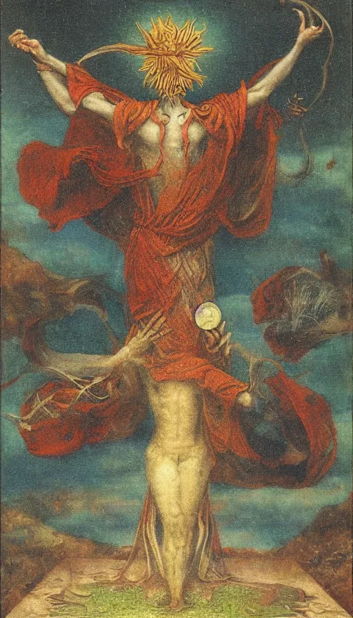 Image similar to the fool, tarot, by agostino arrivabene