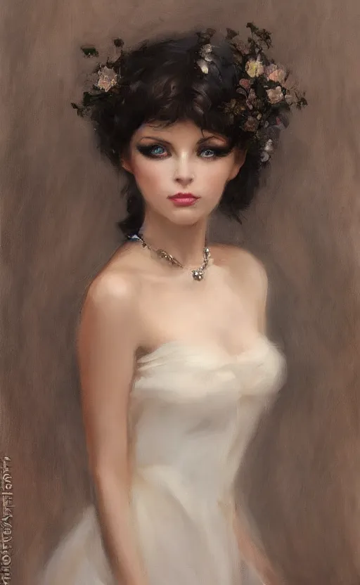 Prompt: Gothic girl. By Konstantin Razumov, Fractal flame, highly detailded