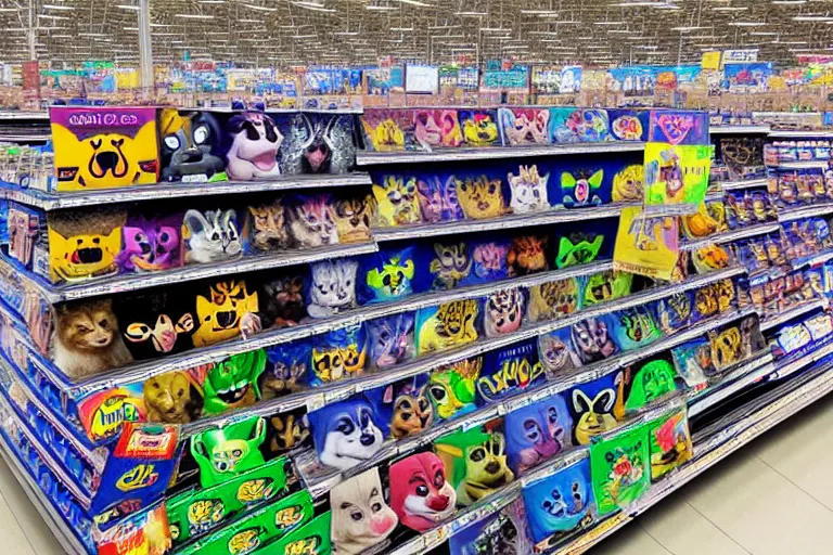 Image similar to photo of fursonas for sale at walmart