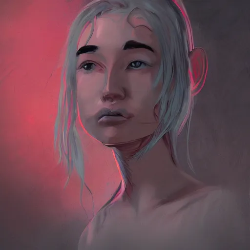 Prompt: recognize and accept intense emotions, concept art, digital art