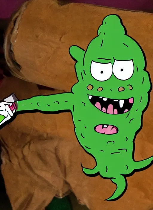 Image similar to pickle rick