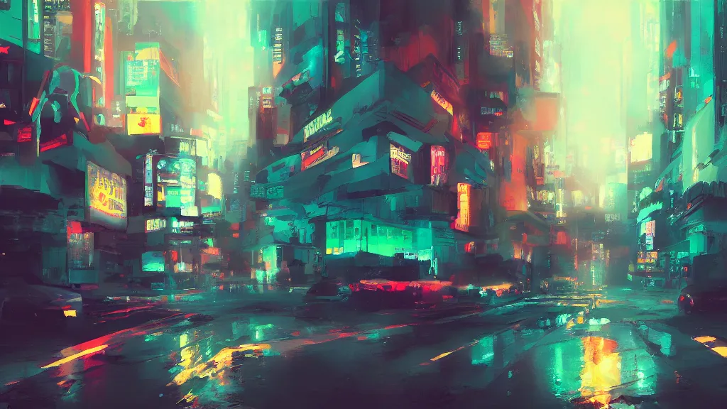 Image similar to a painting in the style of makoto shinkai and in the style of liam wong.