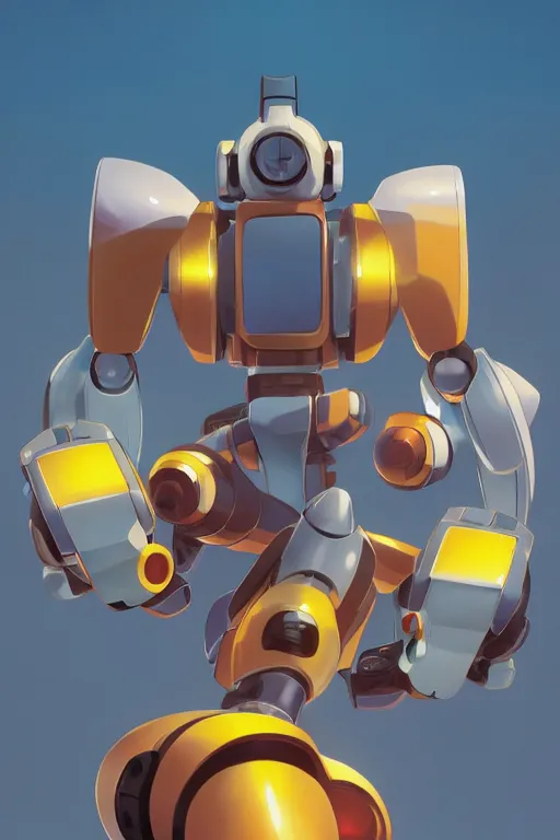 Image similar to metabots medabots medarotto medarot robot minimalist comics, behance hd by jesper ejsing, by rhads, makoto shinkai and lois van baarle, ilya kuvshinov, rossdraws global illumination ray tracing hdr radiating a glowing aura