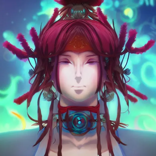 Image similar to anime portrait of a sakura tree as a shaman yedi using dark force to eliminate trump as an anime antagonist by Stanley Artgerm Lau, WLOP, Rossdraws, James Jean, Andrei Riabovitchev, Marc Simonetti, and Sakimichan, trending on artstation