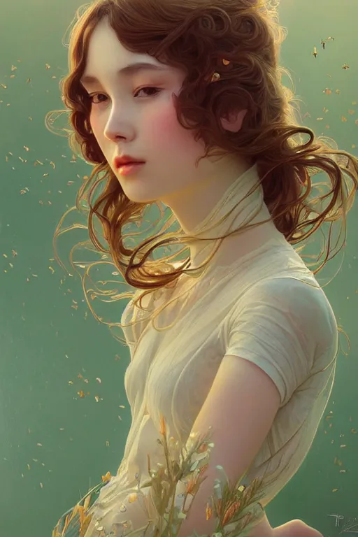 Prompt: hundreds of beetles lined up as a beautiful girl, highly detailed, digital painting, artstation, sharp focus, illustration, art by tan zi and ayanamikodon and alphonse mucha and wlop