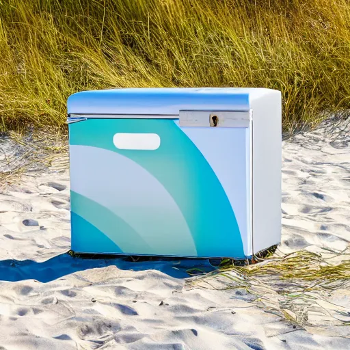 Image similar to refrigerator on the beach