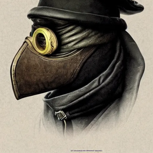 Image similar to A plague doctor portrait by Norman Rockwell masterpiece, octane trending on cgsociety, Extremely detailed, 8k, profile picture