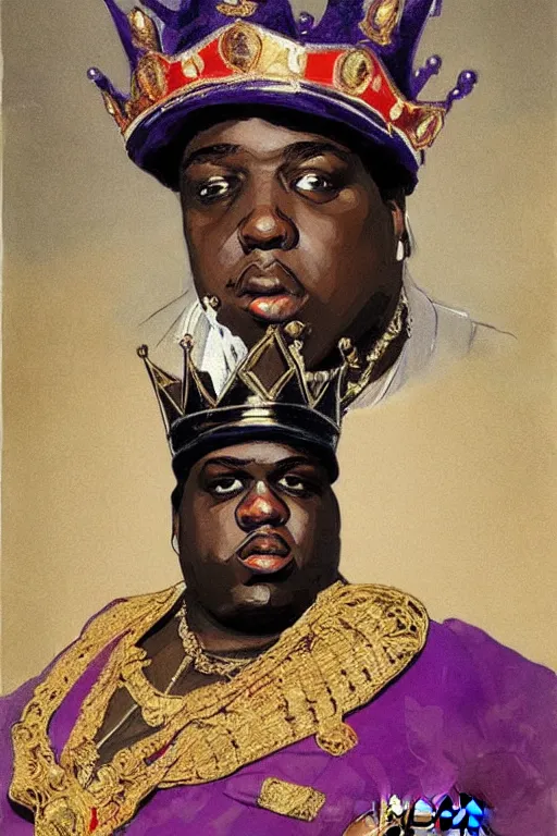 Biggie Smalls With Crown -  Sweden