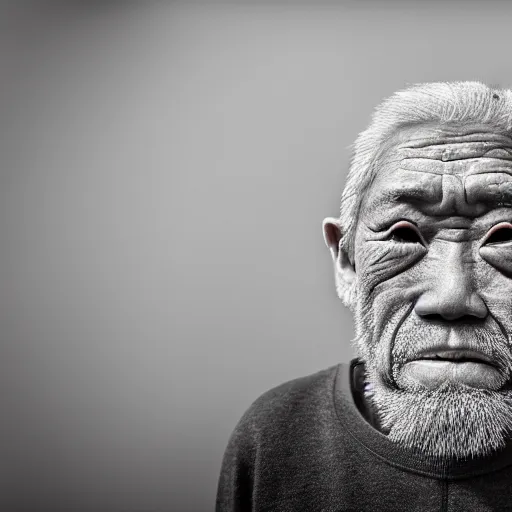 Image similar to mysterious floating old asian man with beard, full face silver occult mask, glowing eyes, wearing a great fractal wooden stick, smoke around him, in the dry rock desert, cinematic shot, wide angle, desert background, volumetric lighting, award winning photography, 8k, in the style of David Lynch, Alejandro Jodorowsky and Gaspar Noe