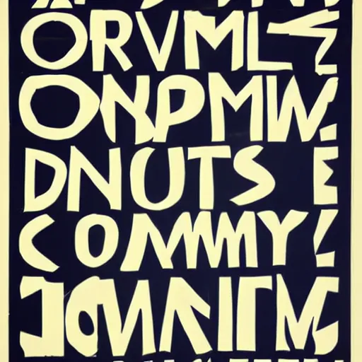 Image similar to a poster selling conformity in the style of david carson, grphic design - h 7 0 4