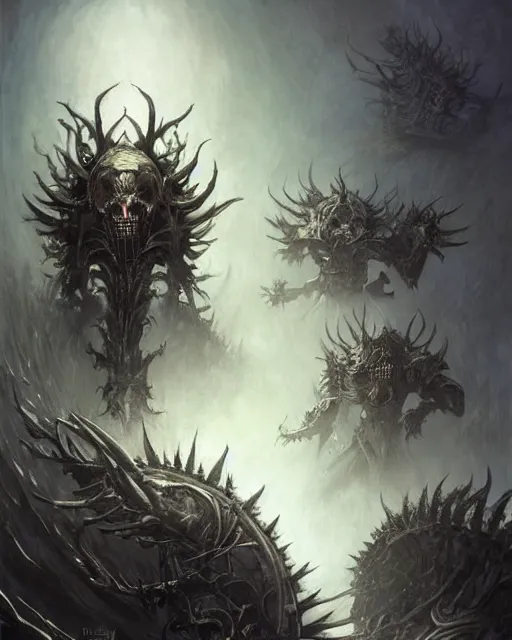 Prompt: The last enemy that shall be destroyed is death, full body image, artwork by artgerm, Luminism, medievil club with spikes, D&D, extraordinary phenomenon, fantasy, intricately detailed, elegant, digital painting, smooth, sharp focus, art by Greg Rutkowski, art by Ruth Asawa, art by Stephan Martiniere, art by Ted Nasmith, art by H.R. Giger