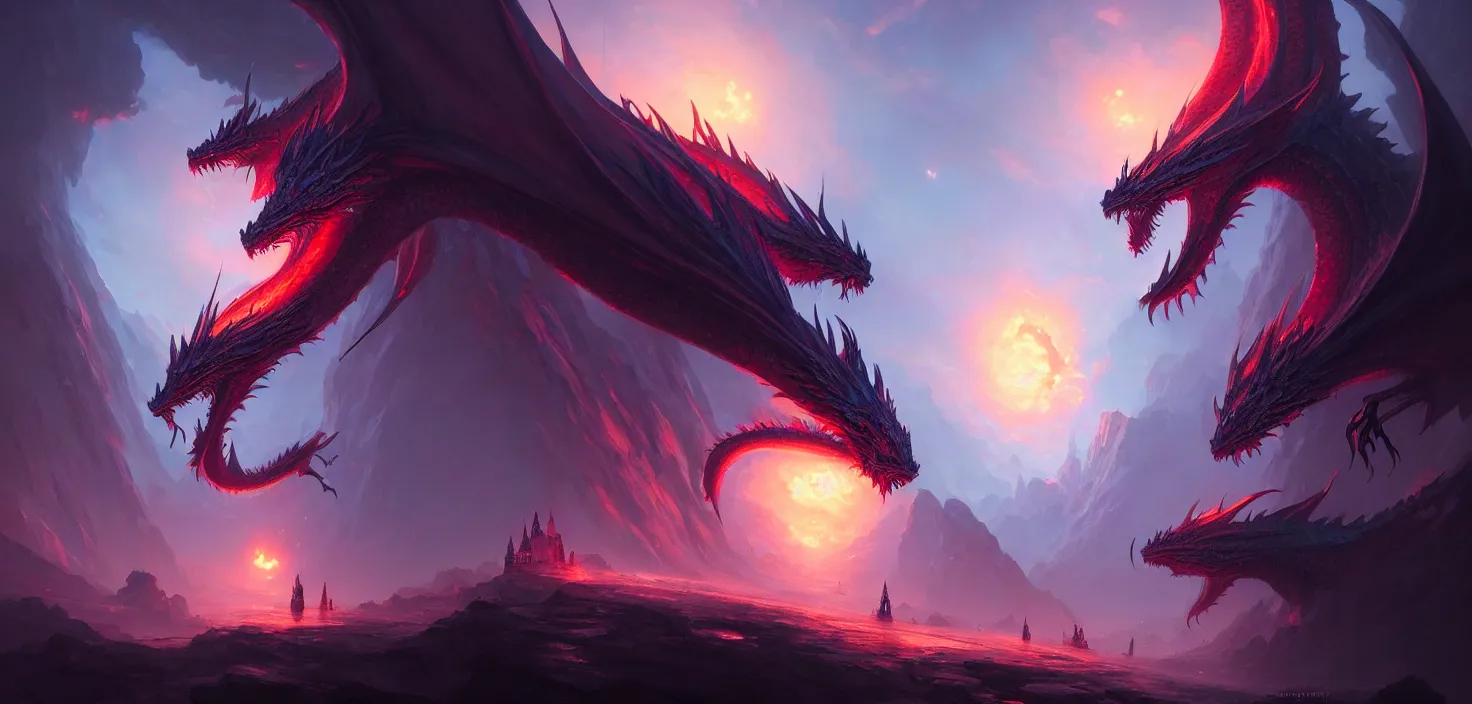 Image similar to eye of fantasy dragon, detailed, concept art, high detail, vivid, beautiful, trending on artstation, by jordan grimmer, huge scene, art greg rutkowski