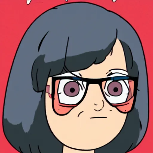 Prompt: Tina Belcher from Bob's Burgers