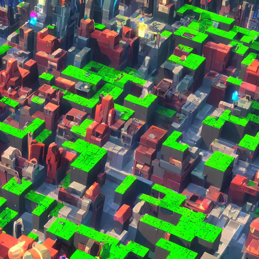 Image similar to sprawling cramped dystopian cityscape in risk of rain 2 ( 2 0 1 9 ), floating fragments of rubble, highly detailed 4 k 6 0 fps in - game risk of rain 2 ( 2 0 1 9 ) screenshot leak