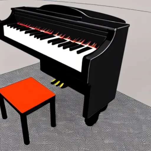 Prompt: !dream ikea instructions on how to put together a piano, text and pictures