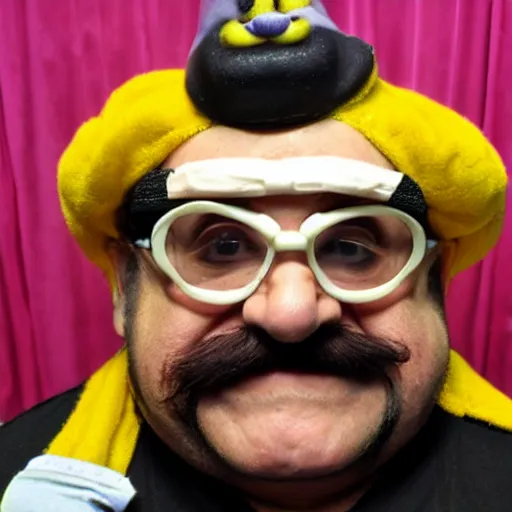 Image similar to Full-Cosplay Wario, played by Danny Devito, 2011 Comic-Con, blog-photo