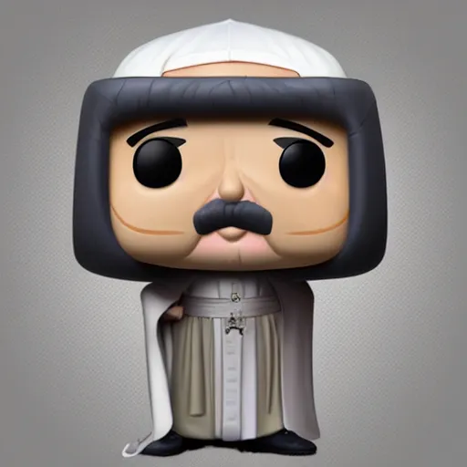 Prompt: The Pope as a funko pop, artstation