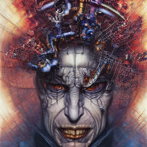 Prompt: realistic detailed image of enemy of humanity anthony fauci by ayami kojima, amano, karol bak, greg hildebrandt, and mark brooks, neo - gothic, gothic, rich deep colors. beksinski painting, part by adrian ghenie and gerhard richter. art by takato yamamoto. masterpiece