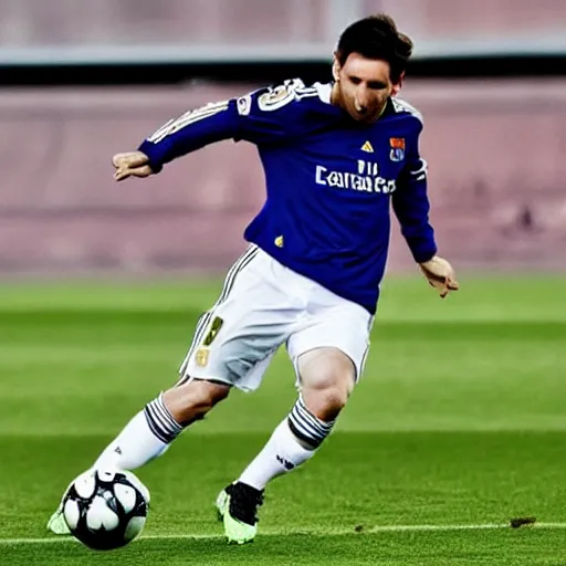 Image similar to messi playing for real madrid