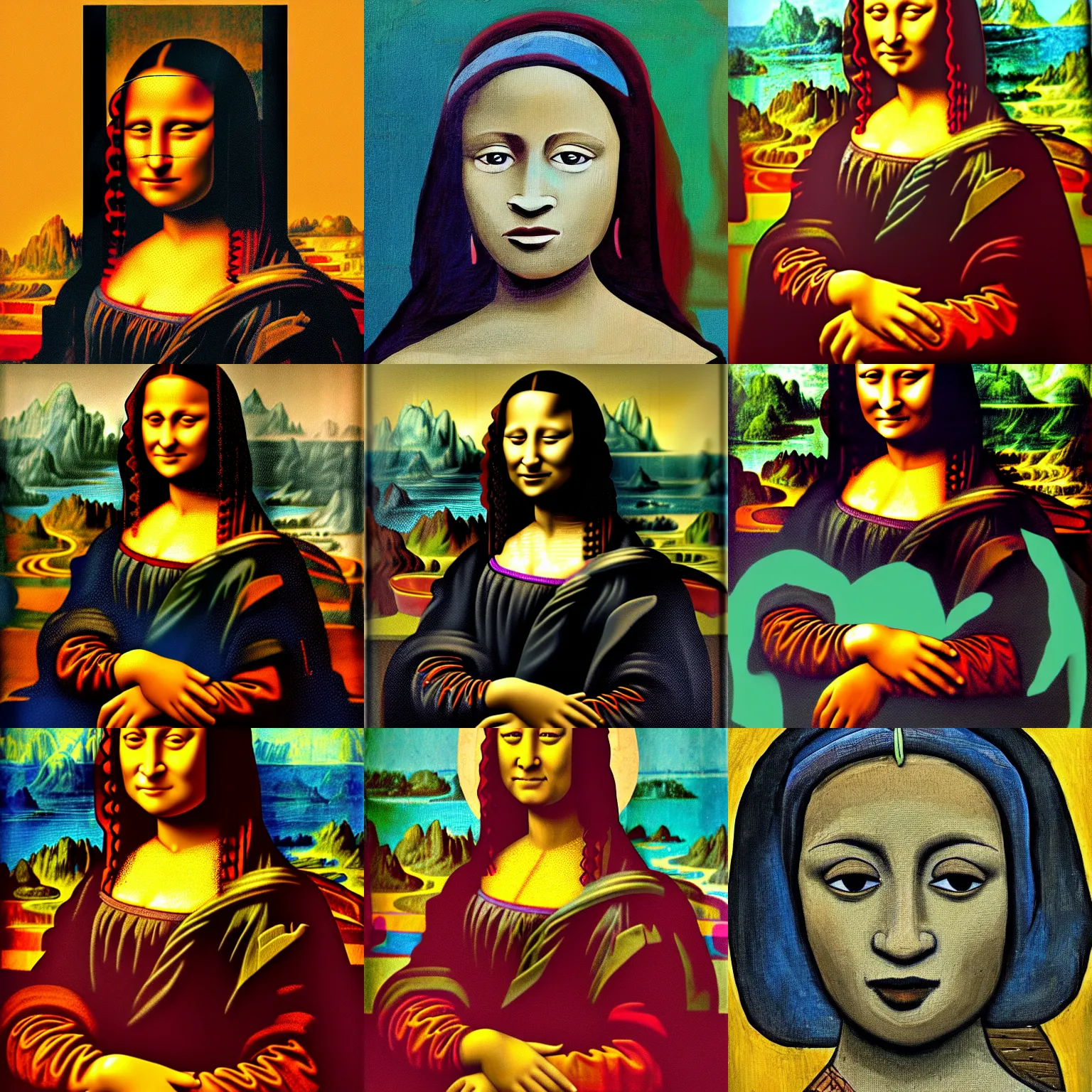 Prompt: abiodun olaku mona lisa by abiodun olaku mona lisa by abiodun olaku