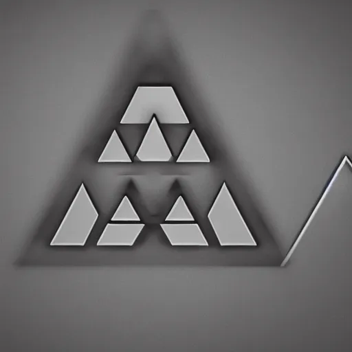 Image similar to the triforce sign from the legend of zelda floating in the universe, detailed, stunning lighting, hyper realistic, 4 k octan render, unreal 5