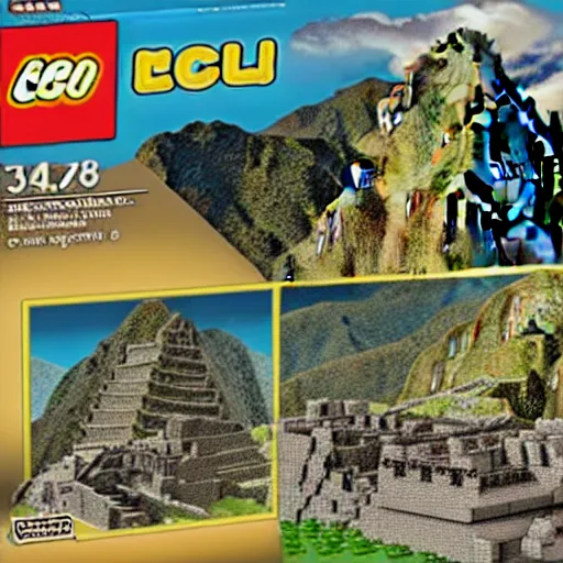 Image similar to machu picchu lego set