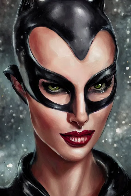 beautiful aesthetic portrait of Catwoman from Batman | Stable Diffusion |  OpenArt