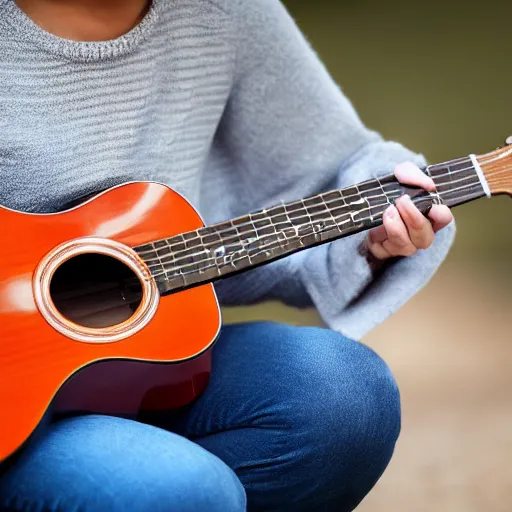 Prompt: cat holding a guitar - 9