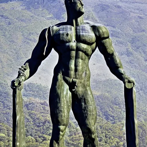 Image similar to the statue of colossus