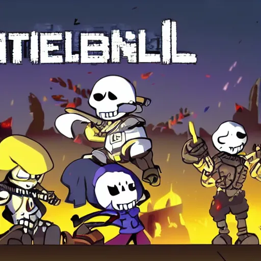 Image similar to undertale battle