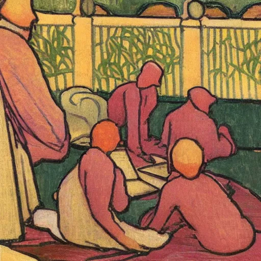 Prompt: snails by Maurice Denis