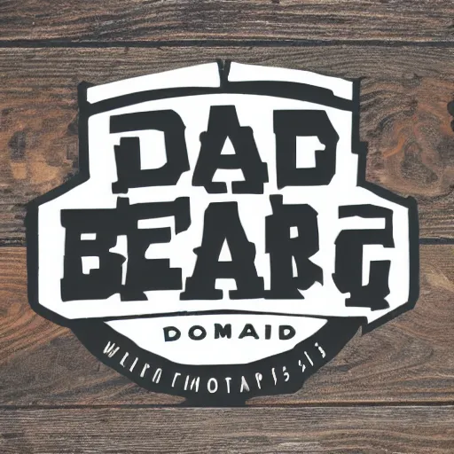 Prompt: logo for the dead bear company