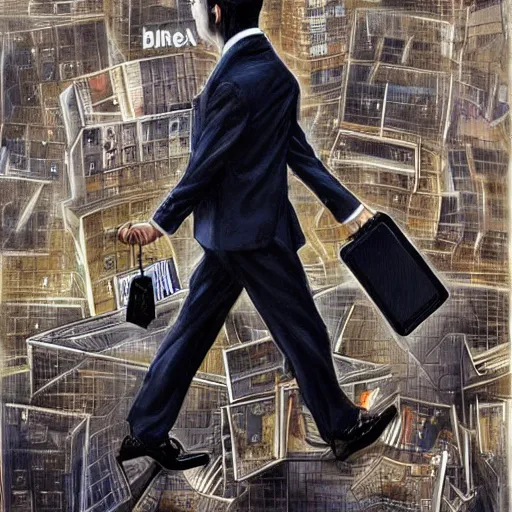 Prompt: sophisticated business cat in a humanoid form wearing a suit walking to work with a money case in hand, full body, 80s London city, digital painting, baroque, sc-fi, realistic, hyperdetailed, chiascuro, concept art, art by art by Franz Hals and Jon Foster and Ayami Kojima and Amano and Karol Bak