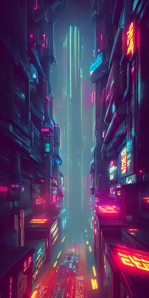 Prompt: epic cyberpunk arcade city : : blade runner, james guilleard, beeple, laurie greasley, dan mcpharlin : : ornate, dynamic, particulate, rich colors, intricate, elegant, highly detailed, centered, artstation, smooth, sharp focus, octane render, 3 d