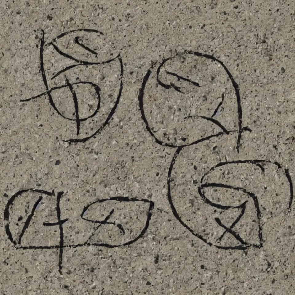 Image similar to symbol for the word ersatz