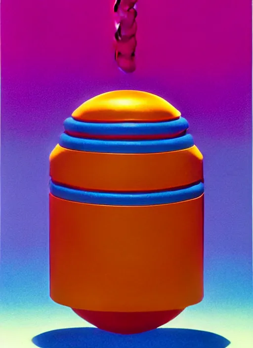 Prompt: 3 d mk 2 grenade by shusei nagaoka, kaws, david rudnick, airbrush on canvas, pastell colours, cell shaded, 8 k,