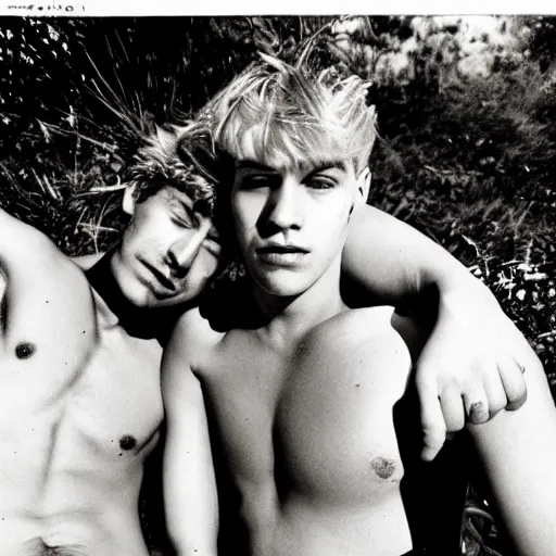 Image similar to blonde men photographed by larry clark