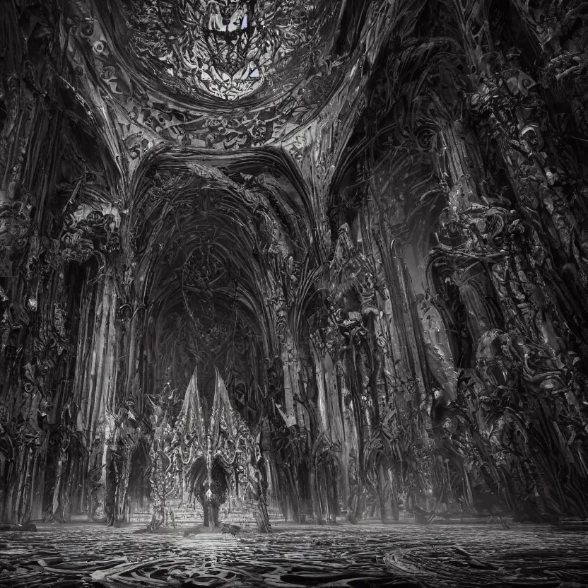 Prompt: stunning Gothic king psychedelic, dark and mysterious, atmospheric, ominous, eerie, cinematic, Epic, 8k, 4k, ultra detail, ultra realistic, rendered by awesomeness