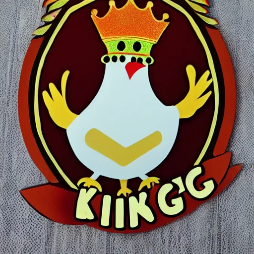 Image similar to king chicken with a crown