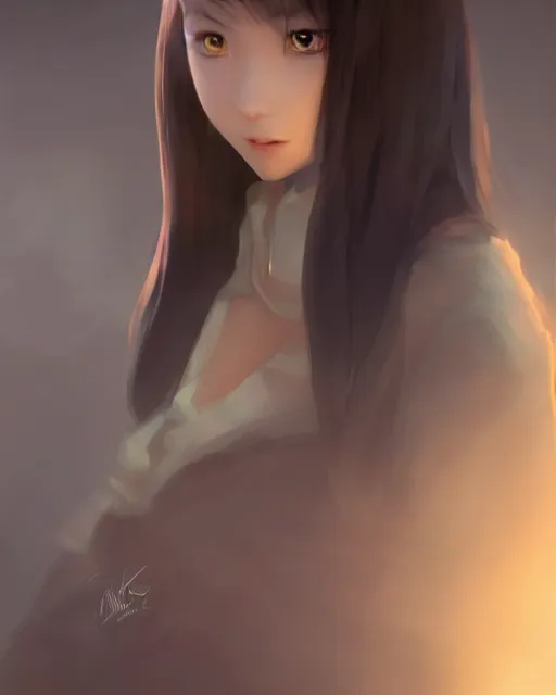 Prompt: a female ghost, full shot, atmospheric lighting, detailed face, by makoto shinkai, stanley artgerm lau, wlop, rossdraws