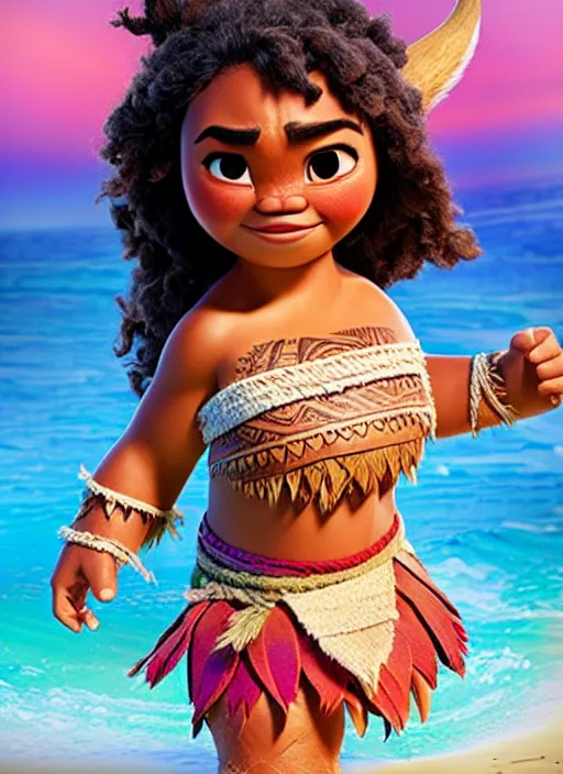 Prompt: moana 2, the sequel, wlop + royo + artgerm