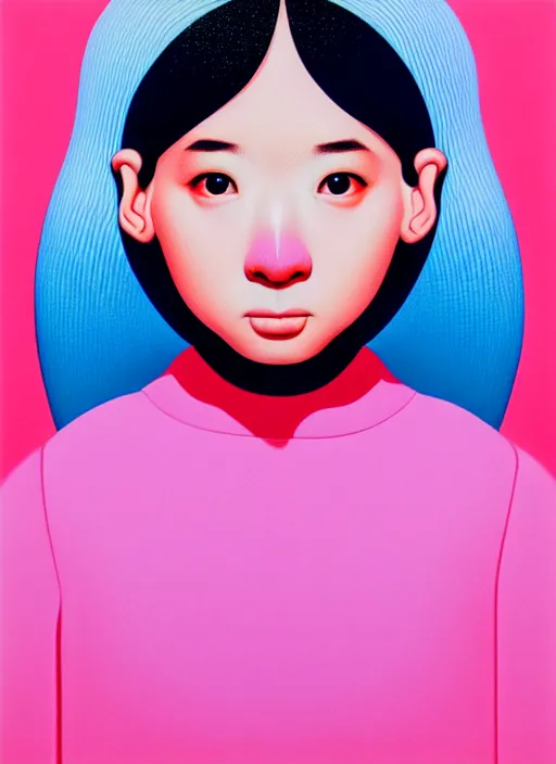 Image similar to cute girl by shusei nagaoka, kaws, david rudnick, airbrush on canvas, pastell colours, cell shaded, 8 k