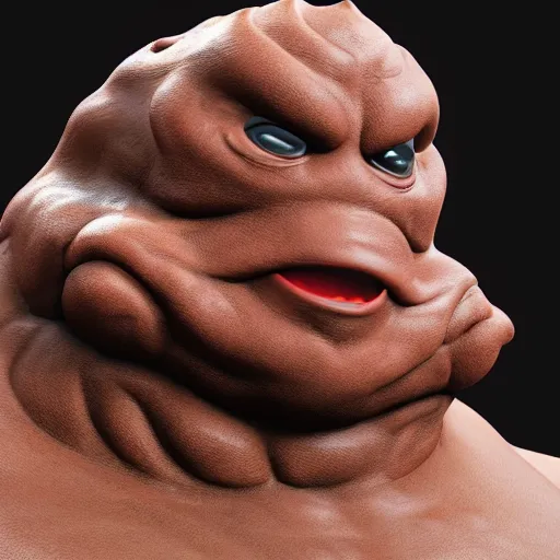 Prompt: uhd candid photo of clayface, with accurate face, uhd, studio lighting, correct face, photo by annie leibovitz